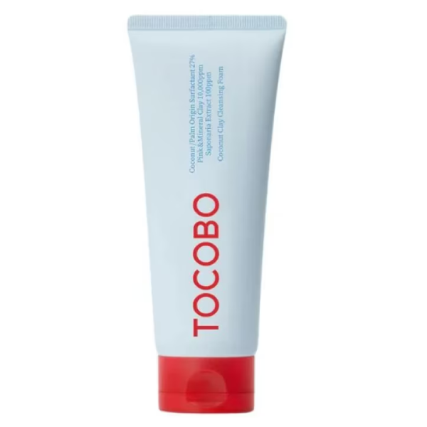 Spumă de curățare cu argilă și cocos, Tocobo, 150ml