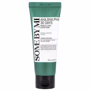 Spumă de curățare cu AHA, BHA și PHA, Some By Mi, 30 Days Miracle Foam, 100ml