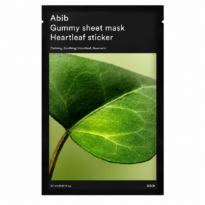 ABIB - Gummy Sheet Mask Heartleaf Sticker, 1 sheet
