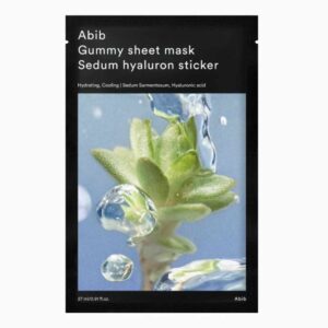 Masca de faศฤ Gummy Sheet cu hialuron, ABIB, Hyaluron Sticker, 27ml