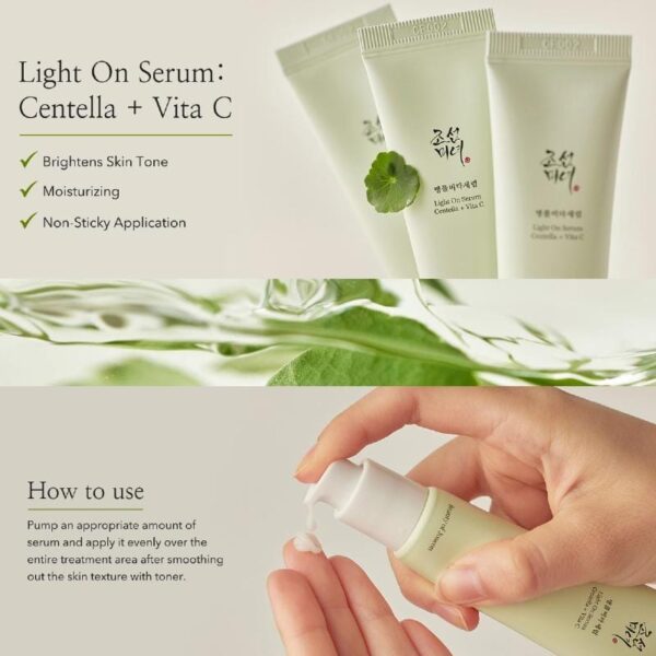Serum iluminator cu Centella și vitamina C, Beauty of Joseon, 30ml - Imagine 2