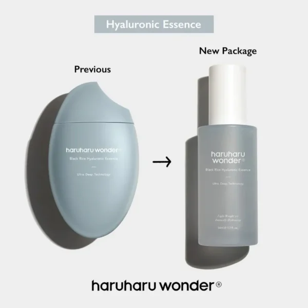 Esență hialuronică cu extract de orez negru, Haruharu Wonder, 50ml - Imagine 7