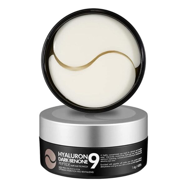 Patchuri pentru ochi cu peptide și acid hialuronic, Medi-Peel, Hyaluron Dark Benone, 60 buc - Imagine 1