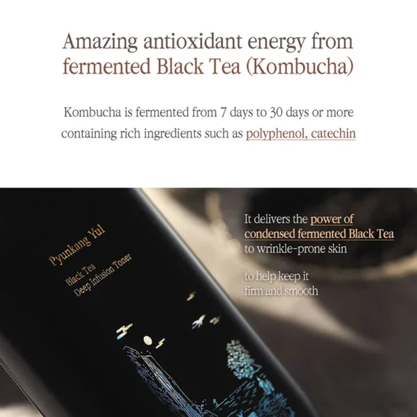 Pyunkang Yul - Black Tea Deep Infusion Toner, 130ml - Imagine 6