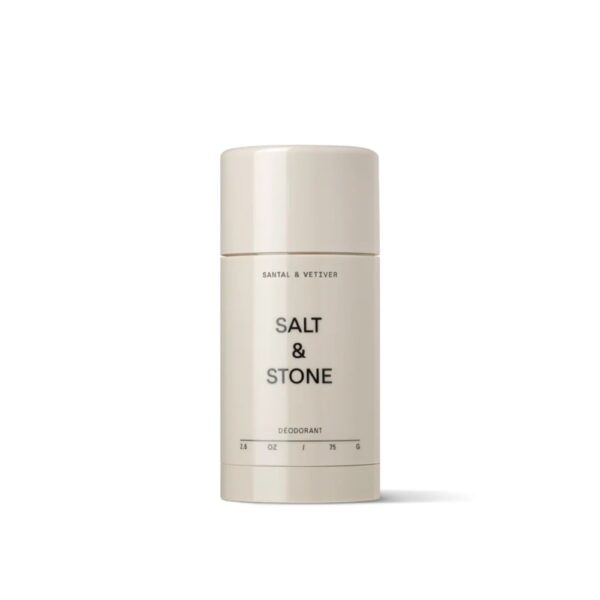 Deodorant natural SALT & STONE cu Santal si Vetiver, 75g - Imagine 1