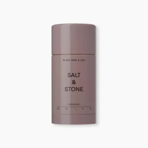 Deodorant natural SALT & STONE cu Black Rose & Oud, 75g