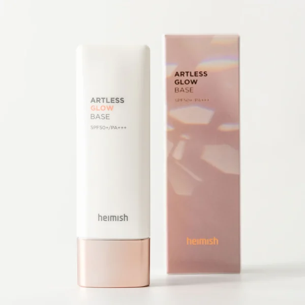 Bază iluminatoare cu protecție solară, Heimish, Artless Glow Base, SPF50+ PA+++, 40ml - Imagine 4