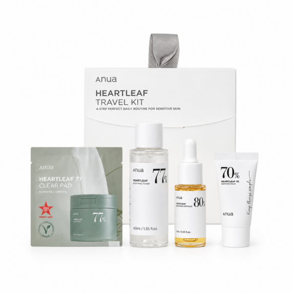 Anua - Heartleaf Soothing Trial Kit - 10 ml + 20 ml + 40 ml + 2 sheets Anua - Heartleaf Soothing Trial Kit - 10 ml + 20 ml + 40 ml + 2 sheets - Imagine 1