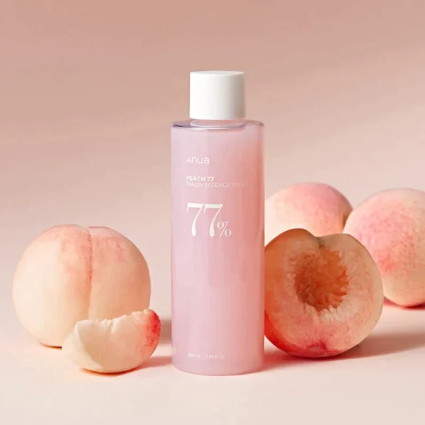 Toner esențial cu niacinamidă Peach 77, Anua, 250ml - Imagine 5