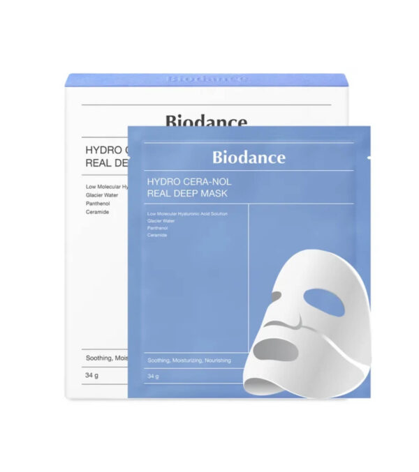 Set 4 masti hidratante Hydro Cera-nol Real Deep, Biodance, 34g * 4 buc - Imagine 1