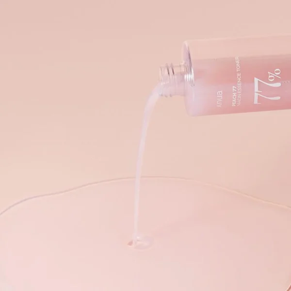 Toner esențial cu niacinamidă Peach 77, Anua, 250ml - Imagine 3