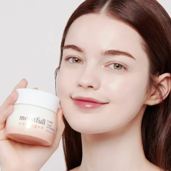 Etude House - Crema nutritiva și hidratantă cu colagen Moistfull, 75ml - Imagine 3