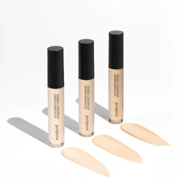 Corector cu acoperire mare, Peripera, Double Longwear Cover Concealer, 5.5g - Imagine 4