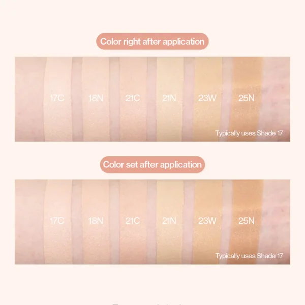 Fond de ten Cushion cu efect natural, Unleashia, Babe Skin, 15g - Imagine 10