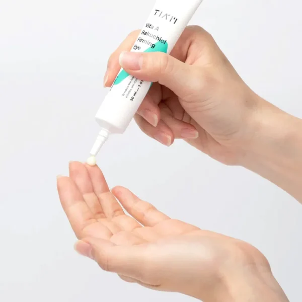 Crema pentru ochi anti-îmbătrânire cu vitamina A și bakuchiol, TIA'M, 30ml - Imagine 4