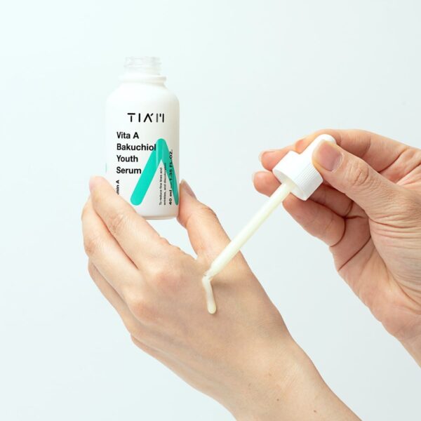Serum anti-îmbătrânire cu vitamina A și bakuchiol, TIA'M, 40ml - Imagine 7