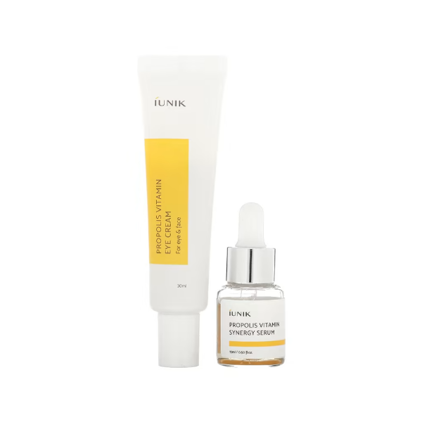 Set cremă pentru ochi cu propolis și ser cu vitamine, iUNIK