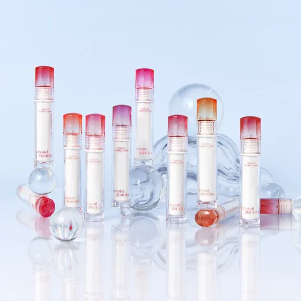 Luciu de buze cu finisaj strălucitor, Clio, Crystal Glam Tint, 3,4g - Imagine 3