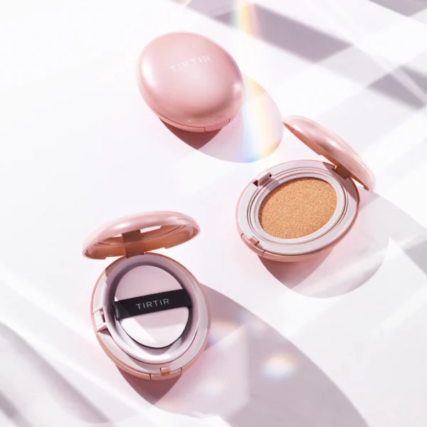 Fond de ten tip cushion mini, TirTir, Mask Fit All Cover Pink Cushion Mini, 4.5g - Imagine 3