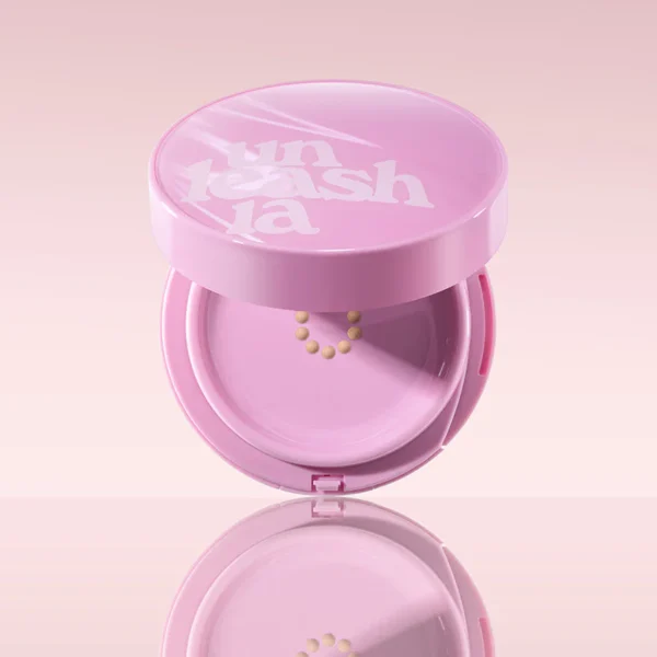 Fond de ten tip cushion SPF50+ PA++++ Pink, UNLEASHIA, 15g - Imagine 2