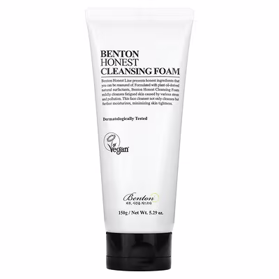 Gel de curățare Honest, Benton, Honest Cleansing Foam, 150g