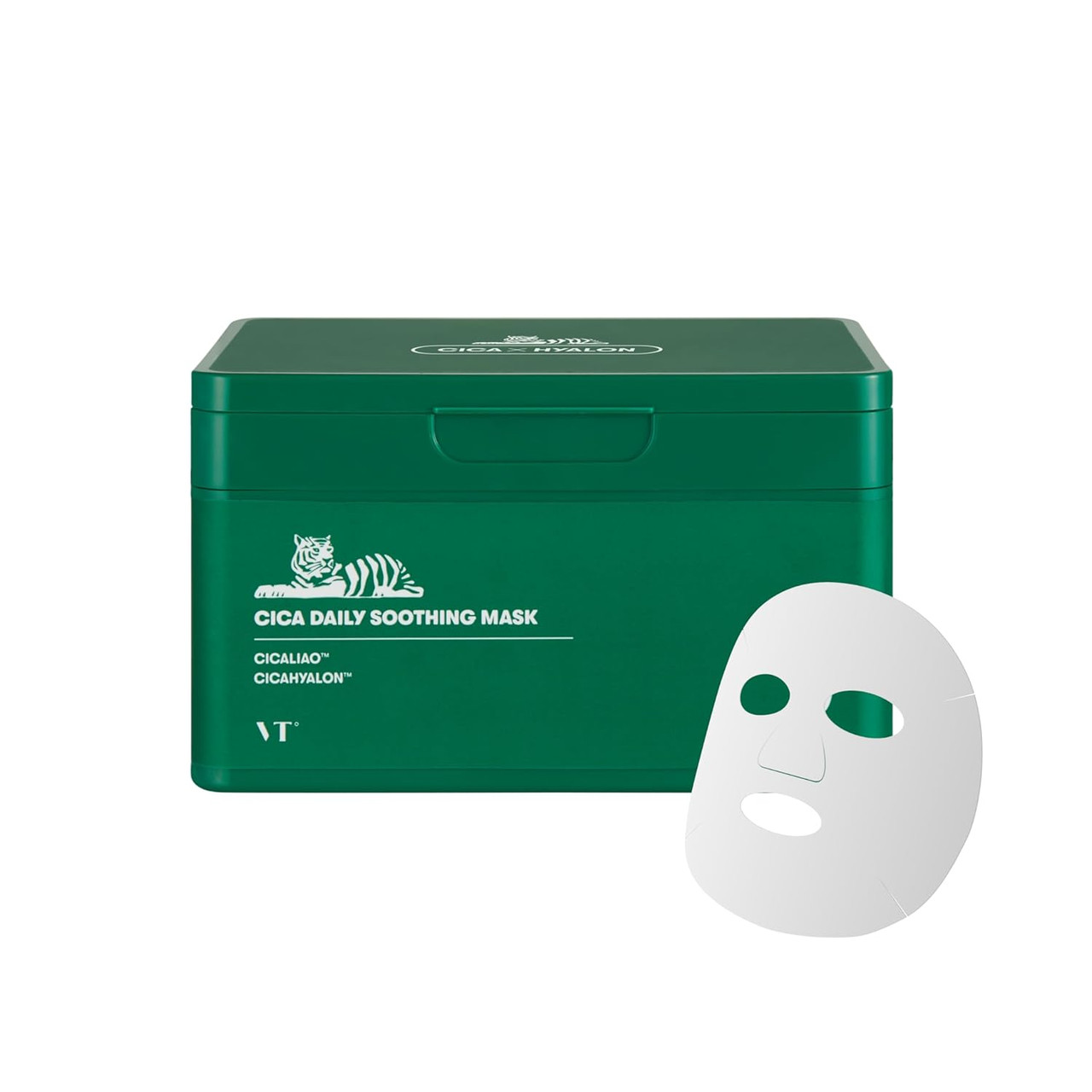 Set de măști calmante cu Cica, VT Cosmetics, Cica Daily Soothing Mask, 350g