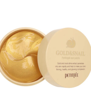 Patchuri pentru ochi cu aur și melc, Petitfee, Gold & Snail Eye Patch, 60 buc