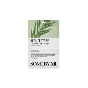 Mască de față calmantă cu arbore de ceai, Some By Mi, Real Care Mask Teatree Calming