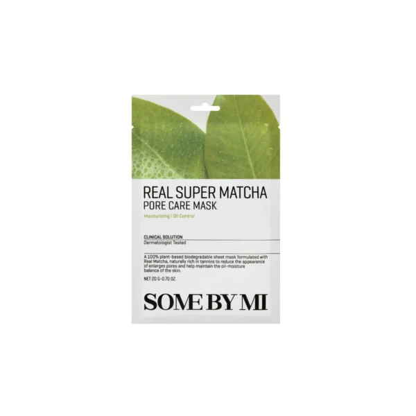 Mască de față pentru pori cu matcha, Some By Mi, Real Care Mask Super Matcha Pore - Imagine 1