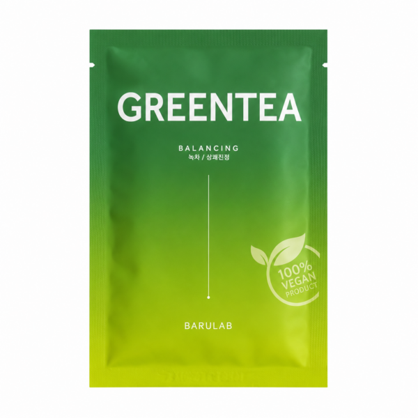 Barulab - The Clean Vegan Mask Greentea, 1 sheet Barulab - The Clean Vegan Mask Greentea, 1 sheet - Imagine 1