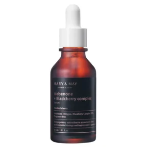 Serum cu complex de mure și idebenonă, Mary and May, Idebenone Blackberry Complex Serum, 30ml