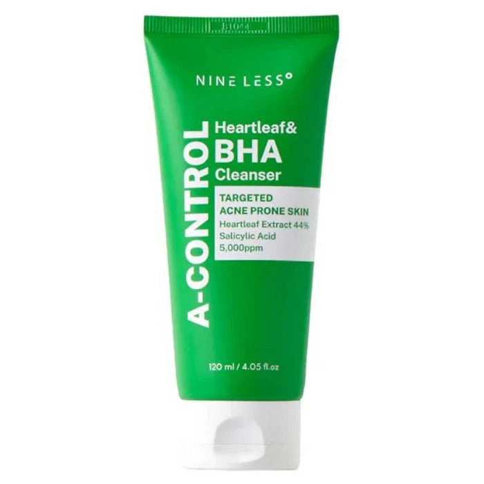 Gel de curățare cu Heartleaf și BHA, NINE LESS, 120ml