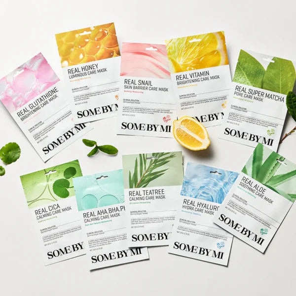 Mască de față calmantă, Some By Mi, Real Care Mask AHA BHA PHA Calming - Imagine 2