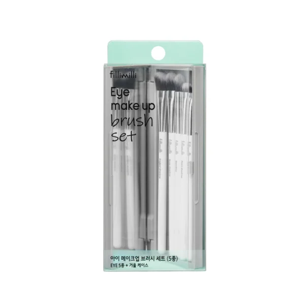 Set pensule pentru machiajul ochilor, Fillimilli, Eye Make-Up Brush Set, 5 buc - Imagine 2