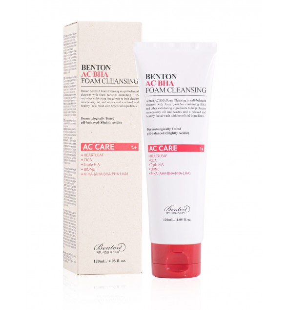 Gel de curățare cu BHA pentru ten cu imperfecțiuni, Benton, 120ml