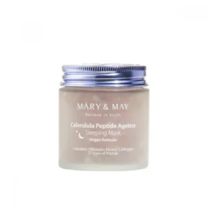 Masca de noapte anti-îmbătrânire cu calendula și peptide, Mary & May, 110g
