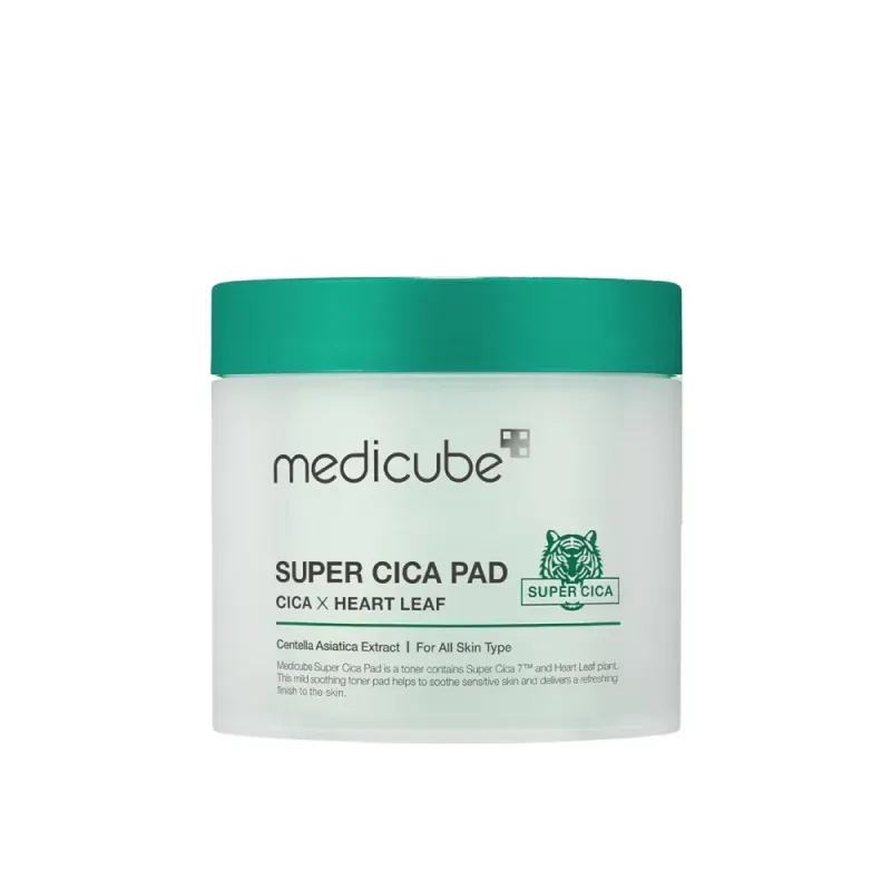Paduri calmante cu Cica, Medicube, Super Cica Pad, 70 paduri