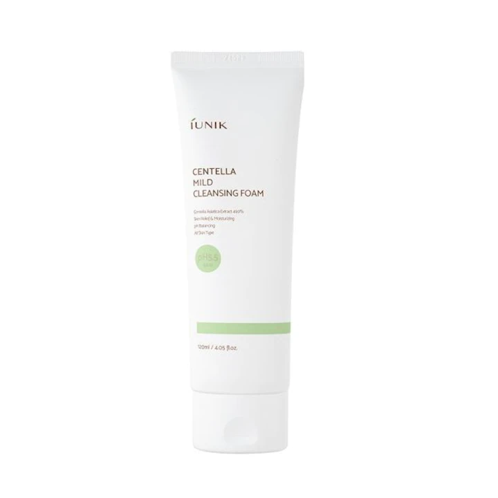 Spumă de curățare delicată cu Centella, iUNIK, 120ml