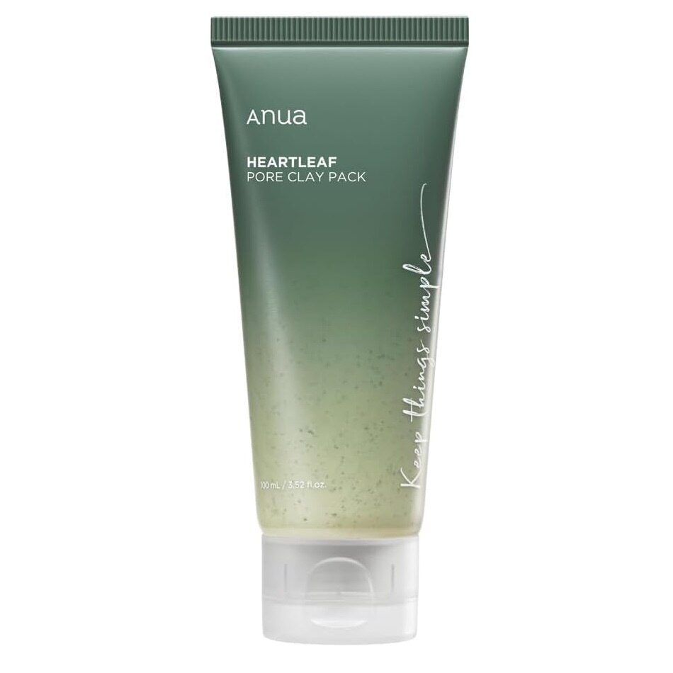 Masca cu argilă pentru pori, Anua, Heartleaf Pore Clay Pack, 100ml