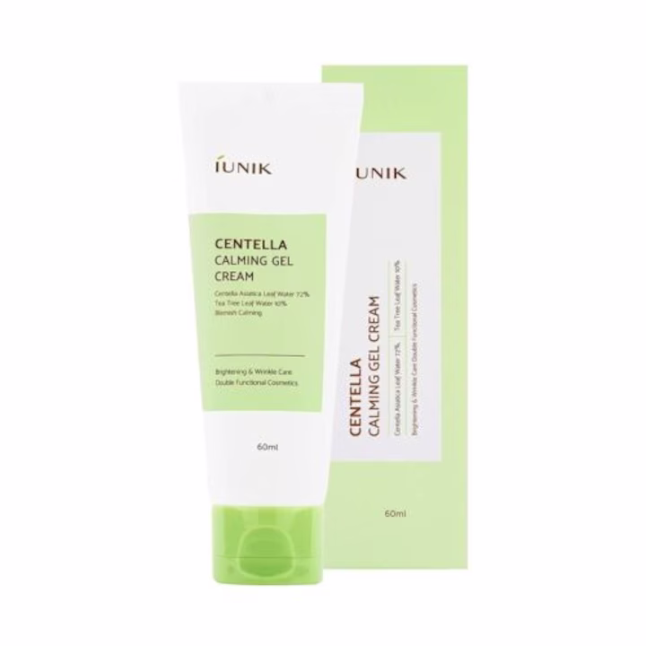 Cremă tip gel calmant cu centella pentru față, iUNIK, 60ml