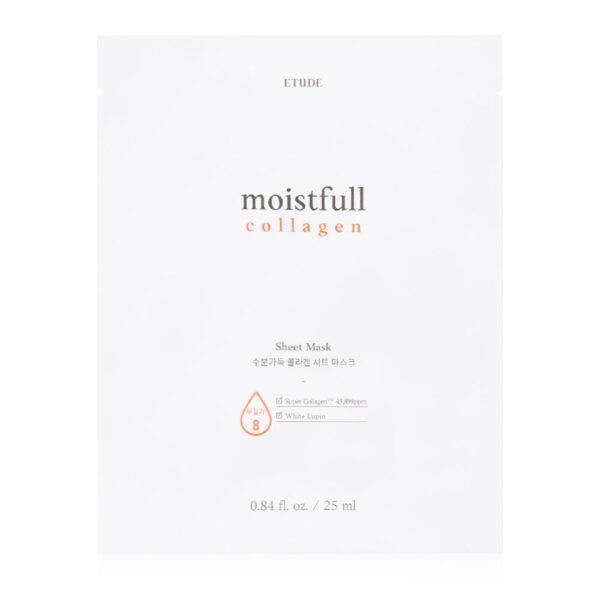 Masca de față cu colagen Moistfull, Etude, 1 buc - Imagine 1