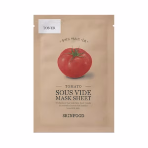 Mască de față cu extract de roșii, SKINFOOD, Sous Vide Mask Sheet Tomato, 23g