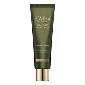 Crema hidratantă vegană, d'Alba, Mild Skin Balancing Vegan Cream, 55ml