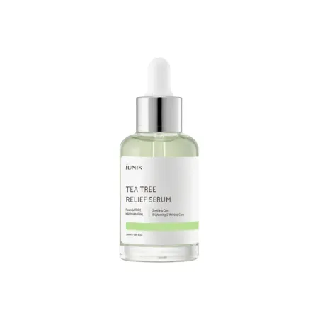 iUNIK Tea Tree Relief Serum - Serum cu arbore de ceai, 50ml