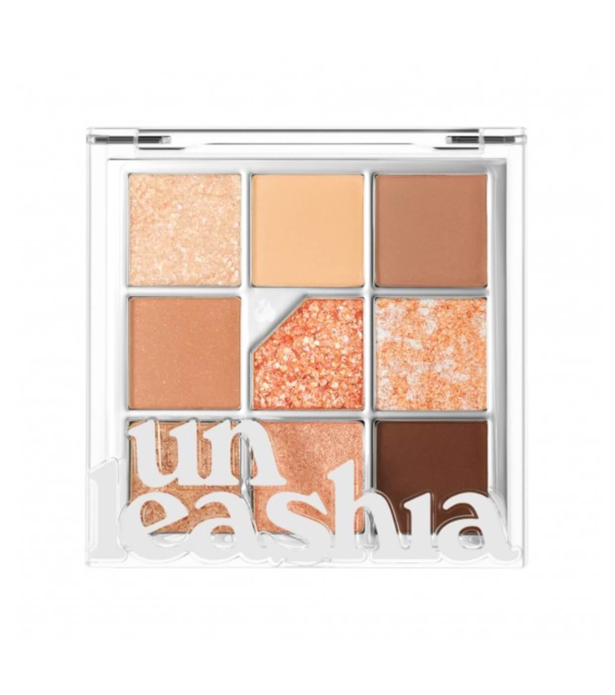 Paletă fard de ochi Glitterpedia, Unleashia, N°2 All of Brown, 6.6g
