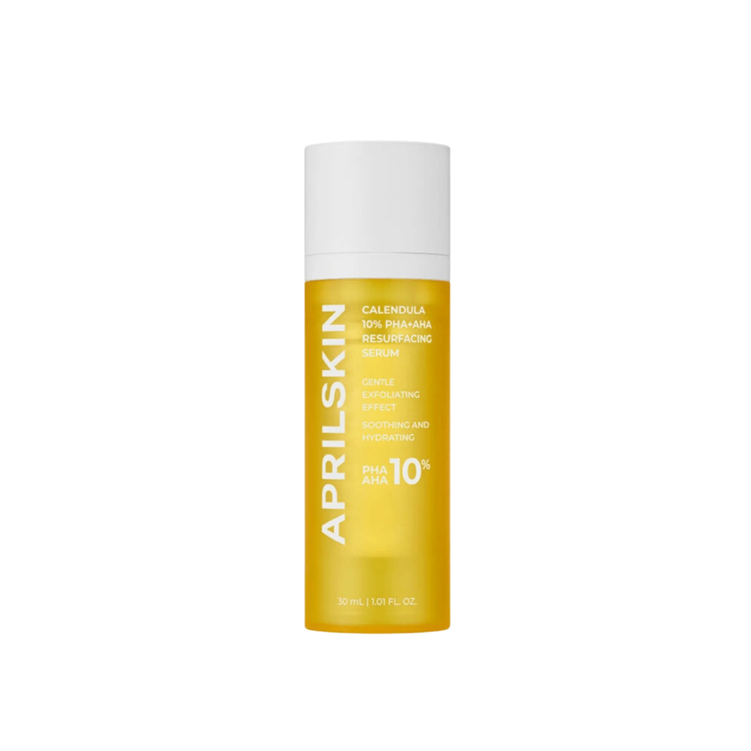Ser cu 10% PHA și AHA pentru reînnoirea pielii cu calendula, Aprilskin, 30ml