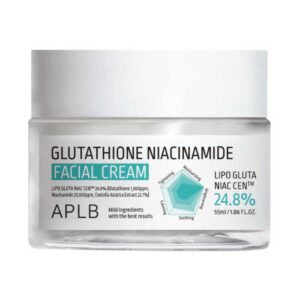 Crema facială cu glutathion și niacinamidă, APLB, 55ml