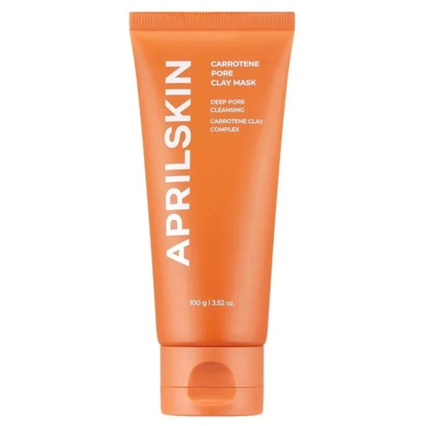 Masca cu argilă pentru pori cu carotenoizi, Aprilskin, Carrotene Pore Clay Mask, 100g - Imagine 1
