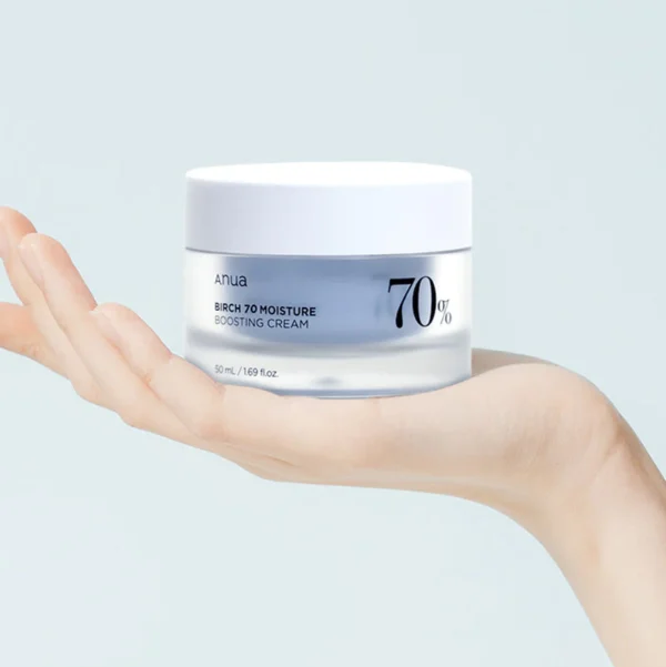 Crema hidratantă cu 70% suc de mesteacăn, Anua, 50ml - Imagine 2