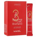 Șampon stick CMC pentru păr, Masil, 3 Salon Hair, 8ml, 20 buc - Imagine 1